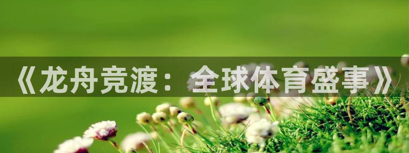 世界杯欧洲预选赛赛程:《龙舟竞渡:全球体育盛事》